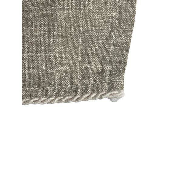 VTG Lot 3 Window Valances 63"x14" Beige Rope Trim Made in Turkey 100% Cotton - Picture 4 of 6